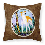 Caroline'S Treasures Ss8662Pw1414 Whippet Decorative Canvas Fabric Pillow, Large, Multicolor