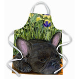 Caroline'S Treasures Ss8674Apron French Bulldog Apron, Large, Multicolor