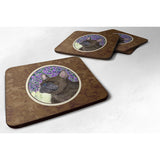 Caroline'S Treasures Ss8676Fc French Bulldog Foam Coasters (Set Of 4), 3.5 H X 3.5 W, Multicolor