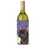 French Bulldog Wine Bottle Beverage Insulator Beverage Insulator Hugger Ss8676Literk