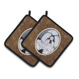 Caroline'S Treasures Shih Tzu Pair Of Pot Holders Ss8685Pthd, 7.5Hx7.5W, Multicolor