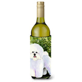 Bichon Frise Wine Bottle Beverage Insulator Beverage Insulator Hugger Ss8712Literk