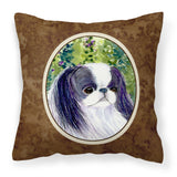 Caroline'S Treasures Ss8730Pw1414 Japanese Chin Decorative Canvas Fabric Pillow, Large, Multicolor