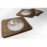 Caroline'S Treasures Ss8736Fc Australian Shepherd Foam Coasters (Set Of 4), 3.5 H X 3.5 W, Multicolor