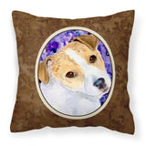 Caroline'S Treasures Ss8740Pw1414 Jack Russell Terrier Decorative Canvas Fabric Pillow, Large, Multicolor