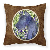 Caroline'S Treasures Ss8745Pw1414 Great Dane Decorative Canvas Fabric Pillow, Large, Multicolor