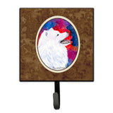 Caroline'S Treasures Ss8752Sh4 Samoyed Leash Holder Or Key Hook, Small, Multicolor