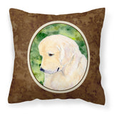 Caroline'S Treasures Ss8757Pw1414 Golden Retriever Decorative Canvas Fabric Pillow, Large, Multicolor