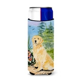 Golden Retriever Ultra Beverage Insulators For Slim Cans Ss8758Muk