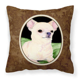 Caroline'S Treasures Ss8789Pw1414 Chihuahua Decorative Canvas Fabric Pillow, Large, Multicolor
