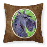 Caroline'S Treasures Ss8792Pw1414 Scottish Terrier Decorative Canvas Fabric Pillow, Large, Multicolor