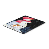 Caroline'S Treasures Mouse/Hot Pad/Trivet, Snowman With Papillon (Ss8793Mp)