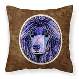 Caroline'S Treasures Ss8800Pw1414 Poodle Decorative Canvas Fabric Pillow, Large, Multicolor