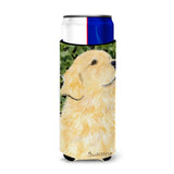 Golden Retriever Ultra Beverage Insulators For Slim Cans Ss8810Muk