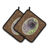 Caroline'S Treasures Cairn Terrier Pair Of Pot Holders Ss8815Pthd, 7.5Hx7.5W, Multicolor