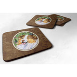 Caroline'S Treasures Ss8819Fc Australian Shepherd Foam Coasters (Set Of 4), 3.5 H X 3.5 W, Multicolor