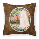 Caroline'S Treasures Ss8820Pw1414 Golden Retriever Decorative Canvas Fabric Pillow, Large, Multicolor