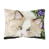 Caroline'S Treasures Ss8825Pw1216 Cat Decorative Canvas Fabric Pillow, Large, Multicolor