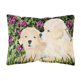 Caroline'S Treasures Ss8826Pw1216 Golden Retriever Decorative Canvas Fabric Pillow, Large, Multicolor