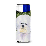 Bichon Frise Ultra Beverage Insulators For Slim Cans Ss8829Muk