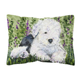 Caroline'S Treasures Ss8840Pw1216 Old English Sheepdog Decorative Canvas Fabric Pillow, Large, Multicolor
