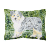 Caroline'S Treasures Ss8846Pw1216 Australian Shepherd Decorative Canvas Fabric Pillow, Large, Multicolor
