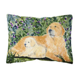 Caroline'S Treasures Ss8852Pw1216 Golden Retriever Decorative Canvas Fabric Pillow, Large, Multicolor