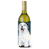 Great Pyrenees Wine Bottle Beverage Insulator Beverage Insulator Hugger Ss8856Literk