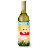 Golden Retriever Wine Bottle Beverage Insulator Beverage Insulator Hugger Ss8858Literk