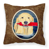 Caroline'S Treasures Ss8868Pw1414 Golden Retriever Decorative Canvas Fabric Pillow, Large, Multicolor