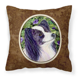 Caroline'S Treasures Ss8896Pw1414 Papillon Decorative Canvas Fabric Pillow, Large, Multicolor