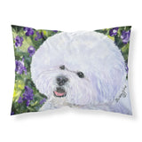 Caroline'S Treasures Ss8897Pillowcase Bichon Frise Moisture Wicking Fabric Standard Pillowcase, Large, Multicolor