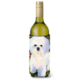 Bichon Frise Wine Bottle Beverage Insulator Beverage Insulator Hugger Ss8914Literk