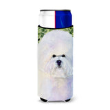 Bichon Frise Ultra Beverage Insulators For Slim Cans Ss8919Muk