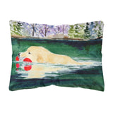 Caroline'S Treasures Ss8935Pw1216 Golden Retriever Decorative Canvas Fabric Pillow, Large, Multicolor