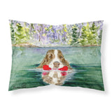 Caroline'S Treasures Ss8943Pillowcase Springer Spaniel Moisture Wicking Fabric Standard Pillowcase, Large, Multicolor