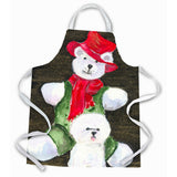 Caroline'S Treasures Ss8948Apron Bichon Frise Apron, Large, Multicolor