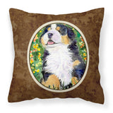 Caroline'S Treasures Ss8955Pw1414 Bernese Mountain Dog Decorative Canvas Fabric Pillow, Large, Multicolor