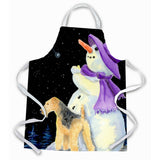 Caroline'S Treasures Ss8956Apron Snowman With Lakeland Terrier Apron, Large, Multicolor
