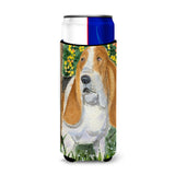 Basset Hound Ultra Beverage Insulators For Slim Cans Ss8964Muk
