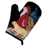 Caroline'S Treasures Ss8973Ovmt Santa Claus With Golden Retriever Oven Mitt, 12 By 8.5, Multicolor