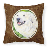 Caroline'S Treasures Ss8981Pw1414 Great Pyrenees Decorative Canvas Fabric Pillow, Large, Multicolor