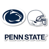 Penn State Nittany Lions Vinyl Decal Sticker 3 Pack 4-Inch Each