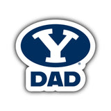 Brigham Young Cougars Proud Dad Die Cut Decal 2-Pack