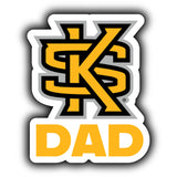 Kennesaw State University Proud Dad Die Cut Decal 2-Pack