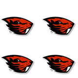 Oregon State Beavers 2-Inch Vinyl Mascot Decal Sticker 4-Pack