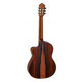 Private Room Striped Ebony Suite With Arm Rest Solid Top Slim Neck Acoustic-Electric Nylon Classical Guitar With Bag