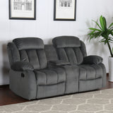 Sunset Trading Madison Reclining Loveseat With Console