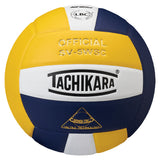 Tachikara Sv5Wsc Sensi-Tec Composite Volleyball (Gold, White And Navy Blue)