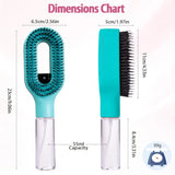Refillable Spray Hair Comb Anti Static Detangling Brush Eliminate Frizz Tangles Portable Hair Styling Water Spray Brush For All Hair Types